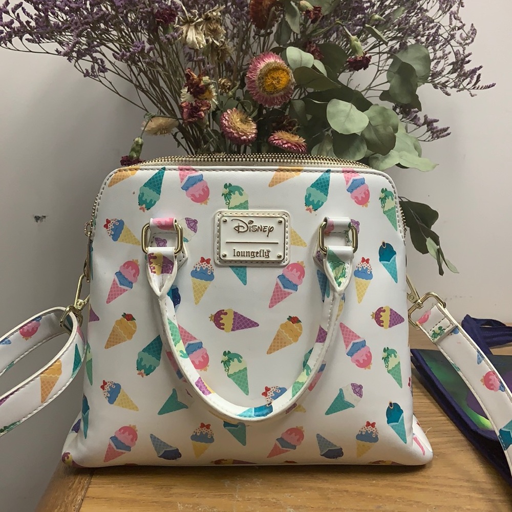 Loungefly ice cream princess’s bag and wallet